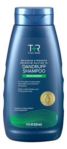 True+real Dandruff Shampoo Moisturizing 325ml Importado