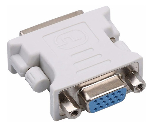 Adaptador Dvi 24+5 Pinos Macho Para Vga 15 Pinos Femea