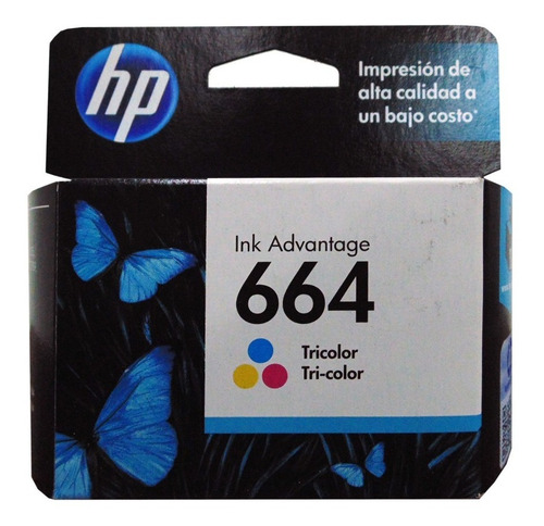 Combo Cartucho Hp 664 Negro Y Color Vigente Original Verfcab