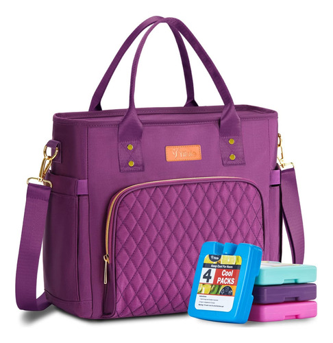 Bolsa Lanchera Yitote Púrpura