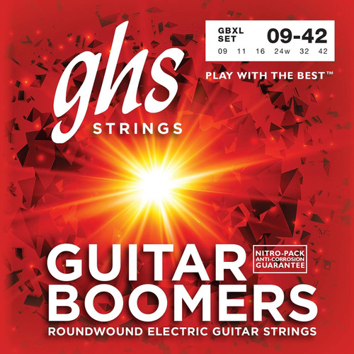 Guitar Boomers Gbxl De Ghs Strings, Eléctrico Niquelado G...