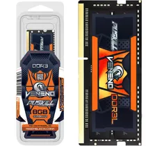 Comprar Memoria Rma Gamer De 8 Gb, 1 Puskill Psk-d3d11m1600bl-8g