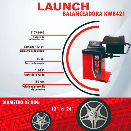 Combo Desmontadora Launch Twc-321+balanceadora Kwb421