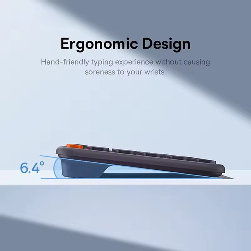 Teclado Baseus K01b Sem Fio Tri-mode Wireless Bluetooth