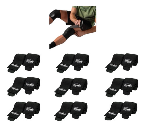 9 Pares Rodilleras Vendas Para Rodillas Gym Soporte Pesas