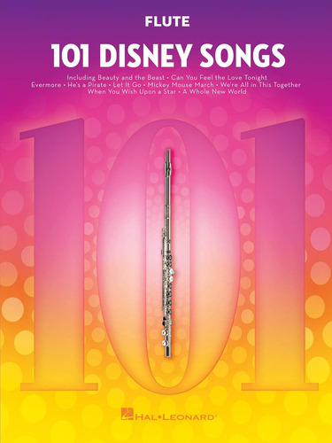 Libro: 101 Canciones Disney: Flauta