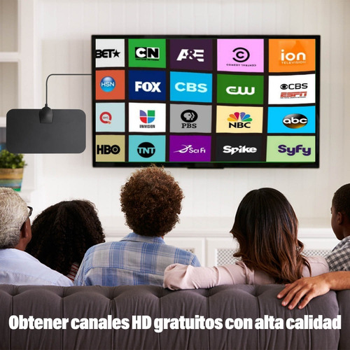 Antena De Tv Digital Hd 1080p Para Interiores Portátil