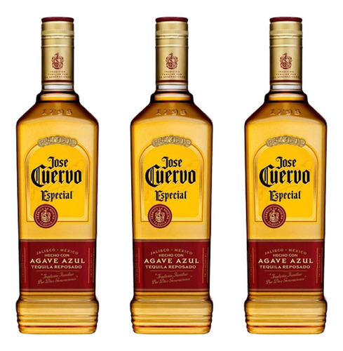 3x2 Tequila Jose Cuervo Especial Reposado 990 Ml