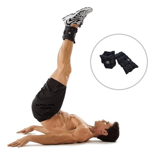Tobilleras Con Lastre De Arena Para Entrenamiento Gym 3kg