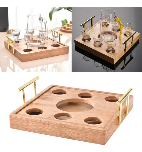 Soporte De Vidrio Para Bebidas, Soporte De Cuadrado