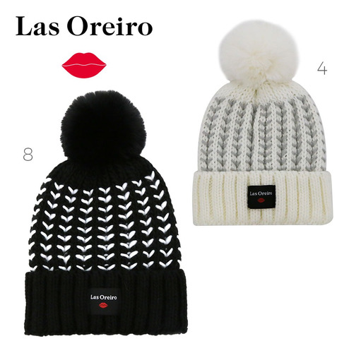 Gorro Moda Tejido Frio Paseo Otoño Invierno Lana Las Oreiro