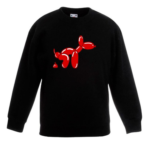 Sudadera Cuello Redondo Perro En Globo