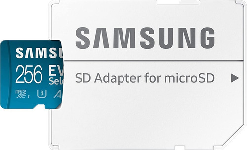 Micro Sd 256gb Samsung Evo Select+ 4k 130 Mb/s U3 A2 V30