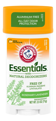 Desodorante Arm & Hammer Essentials Rosemary Lavender 71gr