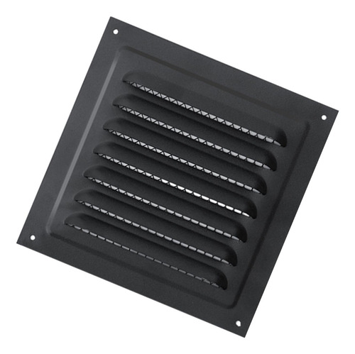 Cubierta De Ventilación De Metal, Cubierta 15cmx15cm Negro