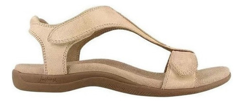 Sandalias Confort Dama Plataforma Cuña Velcro Tallas Grandes