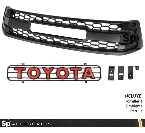 Parrilla Trd Toyota Hilux 2016/2018 Tipo Trd