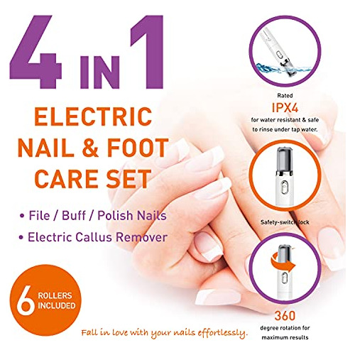 Kit Eléctrico De Pulidor Y Abrillantador De Uñas Own Harmony