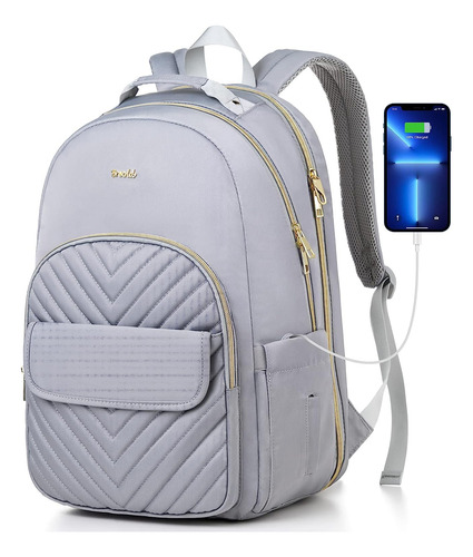 Mochila Portátil Para Computadora Mujer 15,6 Pulgadas