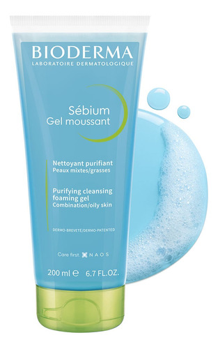 Gel Bioderma Sebium Moussant X 200ml