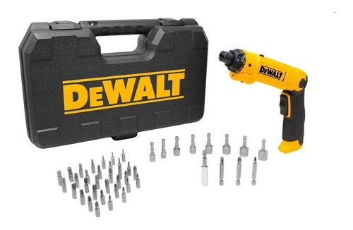 Kit Atornillador Inalambrico 8v + 45 Accesorio Dewalt Dcf008