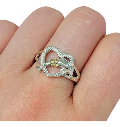 Anillo Delfin De Plata Y Oro MercadoLibre