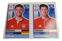 Comprar Figurita Robert Lewandowski\u002F Thomas Muller Champions 16\u002F17