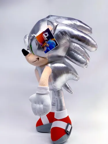Peluche Sonic Silver Plata The Hedgehog L nea Sonic X MercadoLibre