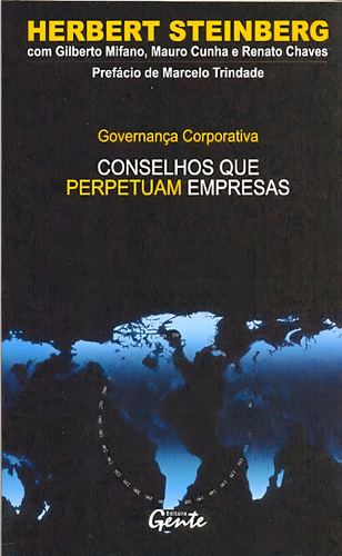 Governança corporativa, de Steinberg, Herbert. Editorial Editora Gente Livraria e Editora Ltda., capa mole em português, 2008
