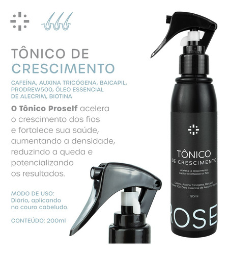 Tonico Poderoso Tratamento Capilar Para Crescer Cabelo