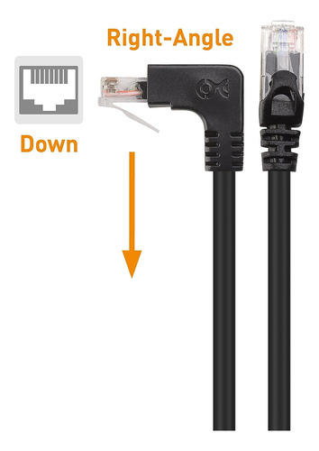 Cable Matters Paquete Combinado De 10 Gbps 90 Grados Cat ...