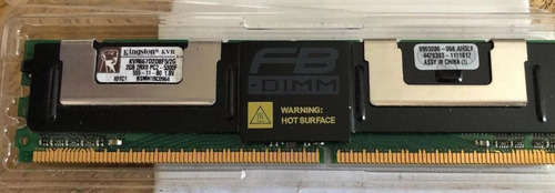 Imagem 2 de 3 de Memória Kingston 2gb Ecc Kvr667d2d8f5/2g P/ Intel Mfs5000si