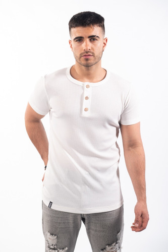 Remera Camiseta Hombre Botones / Turk Tom 001