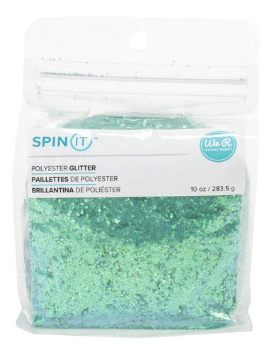 Escarcha Purpurina Glitter Verde Agua We R 660605 283.5gr