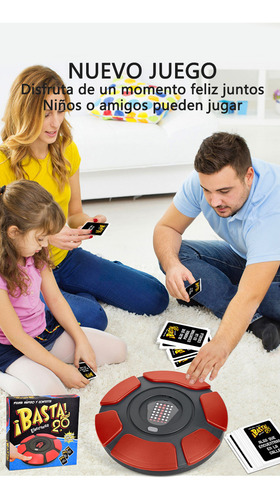 TodosDM Juego De Mesa Basta Versión 2.0 Viral Interactivo Tablero Electrónica En Español, Para Pensar Rápida, Juego De Palabras De Ritmo Rápido, Juego Familiares, Fiestas Y Entretenimiento
