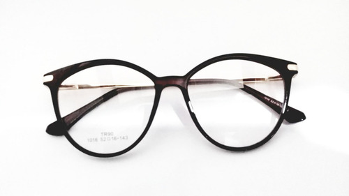 Imagem 5 de 10 de Óculos P/grau Armações Acetato Metal Geek Novidade