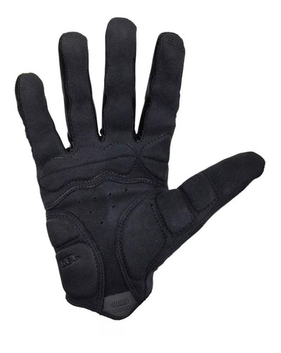 Luva Giro Bravo Lf Gel Fechada Preto/amarelo
