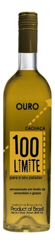 Cachaça 100 Limite Ouro 700ml