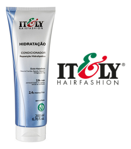 Condicionador Itely Hidratação 200ml - Cabelo Solto E Macio
