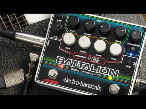 Electro-harmonix Battalion Bass Preamp Di C/ Nf-e & Garantia