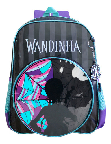 Mochila Escolar De Alças Wandinha Infantil Feminina Luxcel