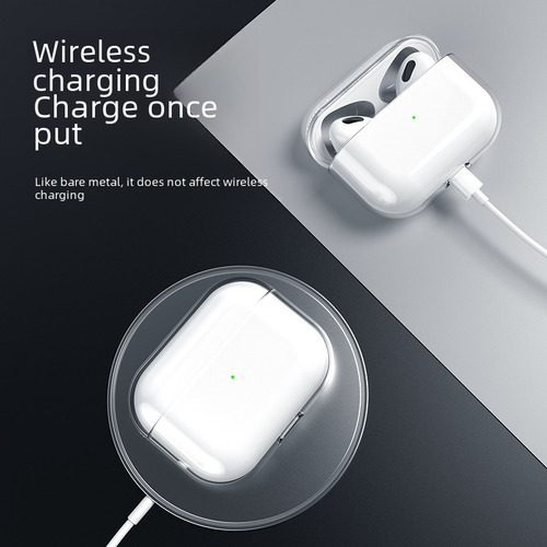 Airpods4 - Funda De Silicona Transparente Para AirPods 1/2/3