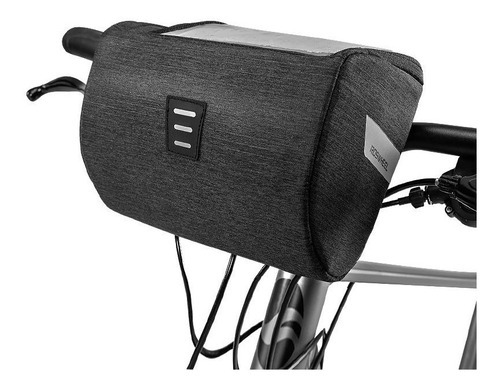 Bolso Manubrio Bicicleta Roswheel Essential Handlebar Bag Color Negro