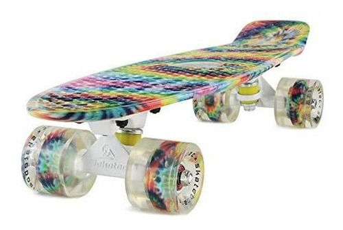 Meketec Skateboards Mini Cruiser - Patineta (56 Cm), Diseo