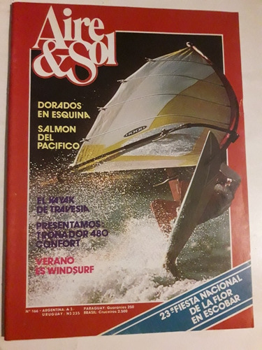 Revista Aire Y Sol N°166 Octubre 1986 Caza Pesca Camping 