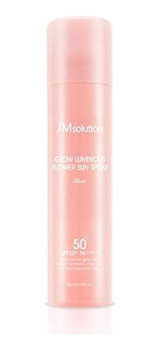 ~? Jm Solution - Glow Luminous Flower Sun Spray - Rosa - Spf