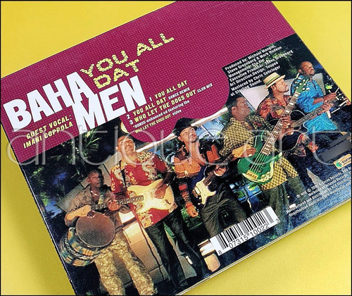 A64 Cd Baha Men You All Dat ©2001 Maxi Pop House Reagge (Usado)