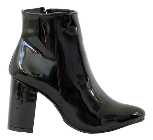 Botas Mujer Tacon Ancho Cuadrado Botines Bota Vestir Casual