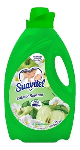 Suavizante De Ropa Suavitel Cuidado Superior Manzana 100% Má