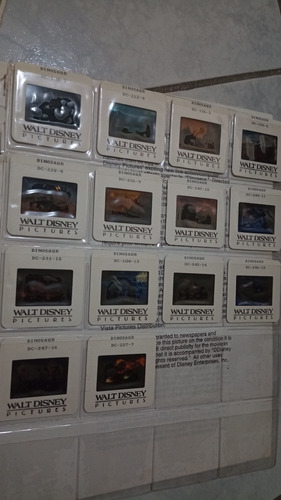 Disney Dinosaurio Material De La Película Micro Fichas Guión (Usado)